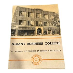 Albany Business‎ College 1936-1937 Catalog Vintage School of Accounting